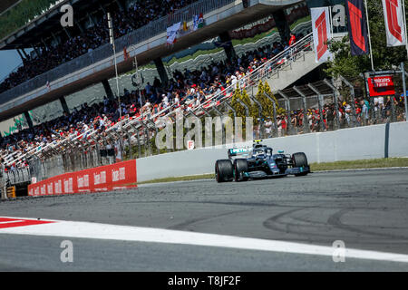 F1 Welt Champioship 2019. Grand Prix von Spanien. Barcelona, 9.-12. Mai 2019. Valtteri Bottas, Mercedes. Stockfoto