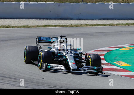 F1 Welt Champioship 2019. Grand Prix von Spanien. Barcelona, 9.-12. Mai 2019. Lewis Hamilton, Mercedes, Sieger. Stockfoto