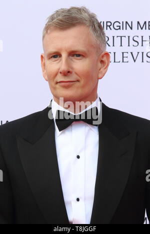 Patrick Kielty auf dem roten Teppich während der Virgin Media BAFTA Television Awards 2019 in der Royal Festival Hal in London gesehen. Stockfoto