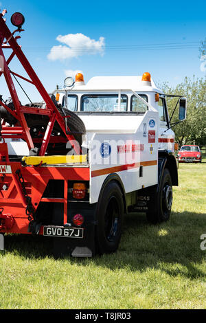 Ford D 2417 D-Serie Perkins Diesel motorisierten Recovery/Aufteilung Lkw mit Kran Harvey-Frost Stockfoto