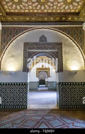 Innenraum der Alcazar Sevilla Spanien Stockfoto