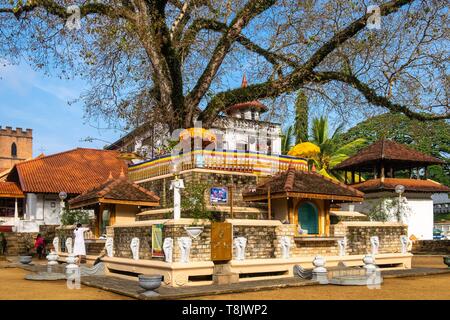 Sri Lanka, zentrale Provinz, Kandy, Weltkulturerbe, Buddhistischen Tempel in der königliche Palast Komplex Stockfoto