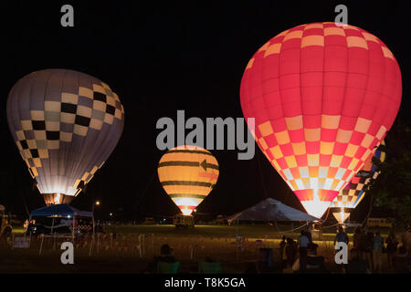 Heißluftballons in Georgien Stockfoto