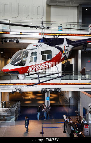 Innenansicht der Newseum in Washington D.C. USA Stockfoto