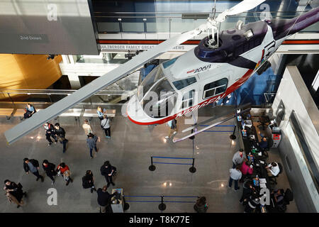 Innenansicht der Newseum in Washington D.C. USA Stockfoto