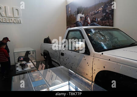 Innenansicht der Newseum. 555 Pennsylvania Avenue. Washington D.C. USA Stockfoto