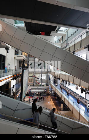 Innenansicht der Newseum in Washington D.C. USA Stockfoto