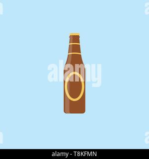 Es ist ein Glas- oder Kunststoffbehälter für die Lagerung von Getränken oder anderen Flüssigkeiten, Vector, Farbe, Zeichnung oder Abbildung. Stock Vektor