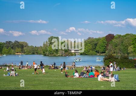 Frankreich, Rhone, Lyon, 6. Arrondissement, Parc de la Tête d'Or (Park des Goldenen Kopf) Stockfoto