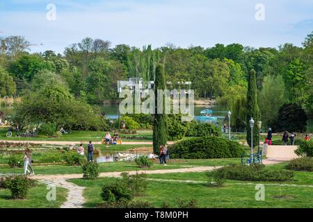 Frankreich, Rhone, Lyon, 6. Arrondissement, Parc de la Tête d'Or (Park des Goldenen Kopf) Stockfoto