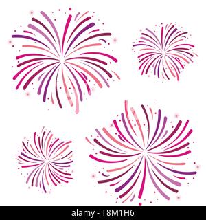 Feuerwerk feier Vector Illustration Stock Vektor