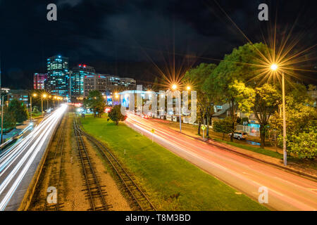 Leichte Wanderwege in Bogota Stockfoto