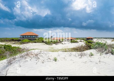 Sri Lanka, Northern Province, Mannar, Insel, Thalaimannar Dorf, Vayu Resort Stockfoto