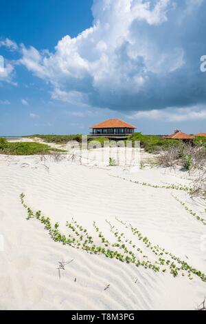 Sri Lanka, Northern Province, Mannar, Insel, Thalaimannar Dorf, Vayu Resort Stockfoto