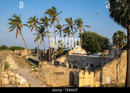 Sri Lanka, Northern Province, Mannar, Insel, Mannar, Stadt, Mannar Fort oder Holländischen fort, errichteten die Portugiesen, belegt durch die Niederländische und die Britisches Stockfoto