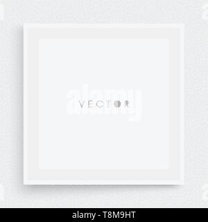 Mockup einer Landschaft orientierten Magazin oder Katalog. Leeres Blatt Papier. Element für Werbung und Promotion. 3D-Vektor Illustration fo Stock Vektor