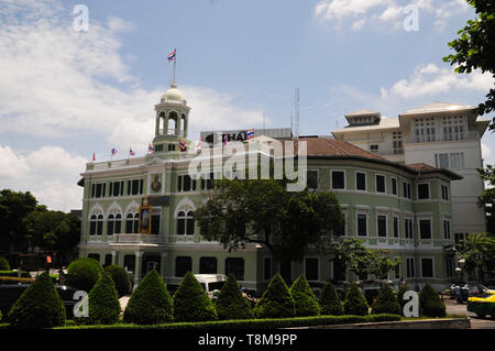 BANGKOK, THAILAND - 13. OKTOBER 2018: König Prajadhipok Museum ist ein Museum in Pom Präp Sattru Phai District, Bangkok, Thailand, hat das Gebäude drei Stockfoto