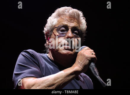 Mai 13, 2019 - New York City, New York, US-Sänger Roger Daltrey, aus dem Rock Band, die während Ihrer oving bin Auf!'-Tour im Madison Square Garden führt. (Bild: © Nancy Kaszerman/ZUMA Draht) Stockfoto