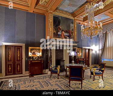 Im königlichen Palast von Amsterdam April 2019 fotografiert. Stockfoto