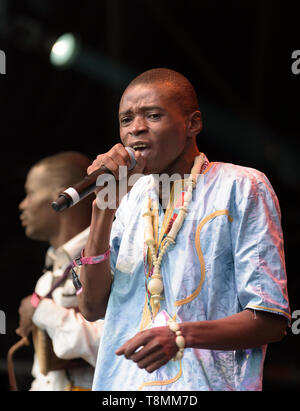 Tal Nationalen durchführen an den WOMAD-Festival, Charlton Park, Malmesbury, England, Großbritannien. Juli 24, 2015. Stockfoto