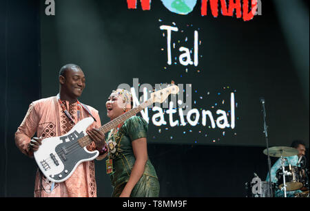 Tal Nationalen durchführen an den WOMAD-Festival, Charlton Park, Malmesbury, England, Großbritannien. Juli 24, 2015. Stockfoto