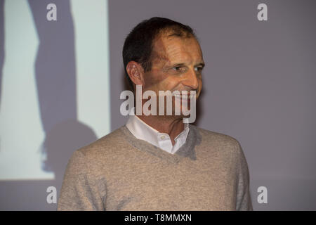 Massimiliano Allegri, Gäste während der xxxii Turin International Book Fair in Lingotto Fiere am 13. Mai 2019 in Turin, Italien. (Foto von Antonio Polia/Pacific Press) Stockfoto