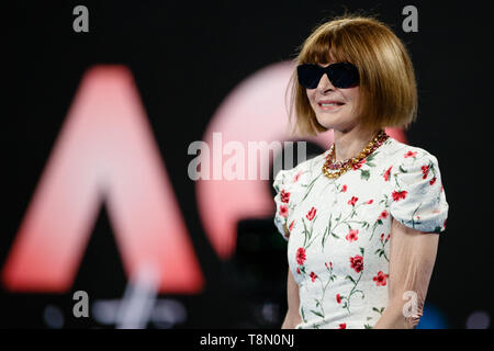 Anna Wintour spricht an der Australian Open 2019 inspirierende Serie auf dem Center Court an der Rod Laver Arena Stockfoto