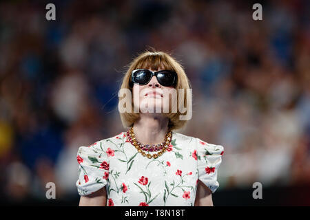 Anna Wintour spricht an der Australian Open 2019 inspirierende Serie auf dem Center Court an der Rod Laver Arena Stockfoto