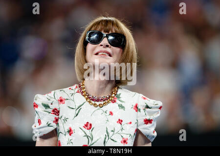 Anna Wintour spricht an der Australian Open 2019 inspirierende Serie auf dem Center Court an der Rod Laver Arena Stockfoto