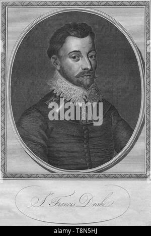 R. Francis Drake', 1786. Schöpfer: Unbekannt. Stockfoto