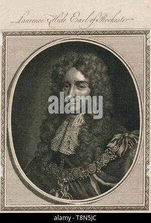 "Laurence ausblenden Earl of Rochester', 1785. Schöpfer: Unbekannt. Stockfoto