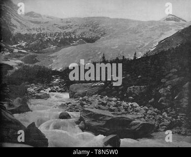 "Große Gletscher, Selkirk Mountains, Kanada', c 1897. Schöpfer: Unbekannt. Stockfoto