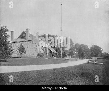 "Washington's Headquarters, Newburg, New York', c 1897. Schöpfer: Unbekannt. Stockfoto