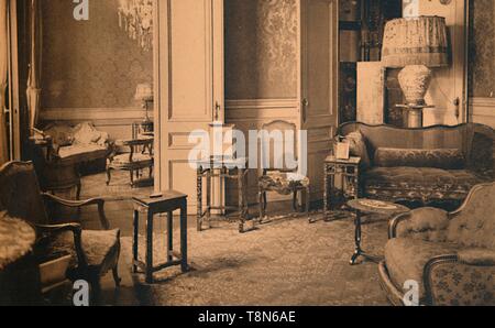 Wartezimmer im Büro der Ministerin bei der kubanischen Botschaft in Brüssel, Belgien, 1927. Schöpfer: Unbekannt. Stockfoto