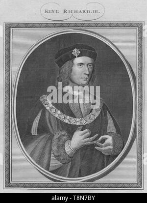 "König Richard III.", 1786. Schöpfer: Unbekannt. Stockfoto