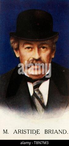 Bin. Aristide Briand", 1927. Schöpfer: Unbekannt. Stockfoto