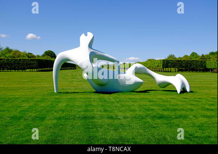 Henry Moore Skulptur Houghton Hall, Norfolk, England Stockfoto