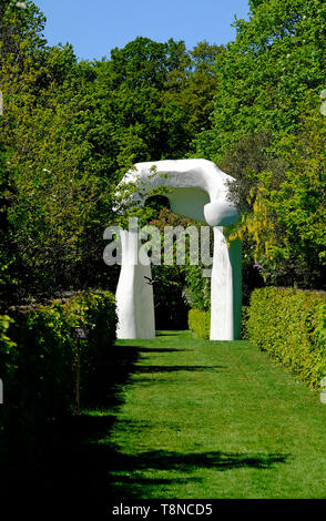 Henry Moore Skulptur Houghton Hall, Norfolk, England Stockfoto