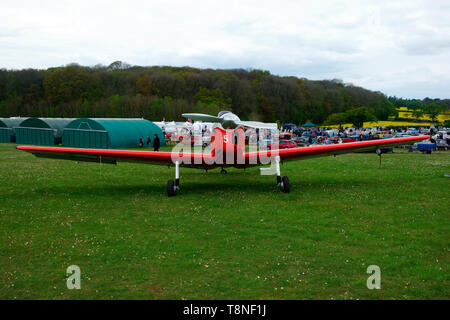 D.H. CHIPMUNK T22 WD 363 5 EGHP POPHAM Stockfoto