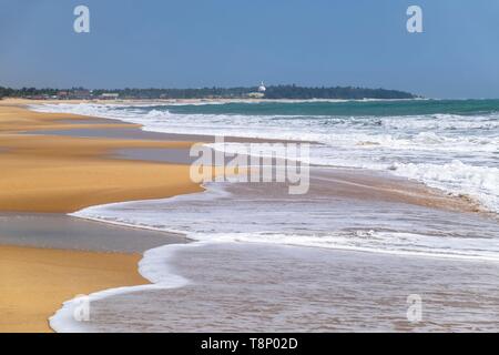 Sri Lanka, östlichen Provinz, Pottuvil, Arugam Bay, pottuvil Strand Stockfoto