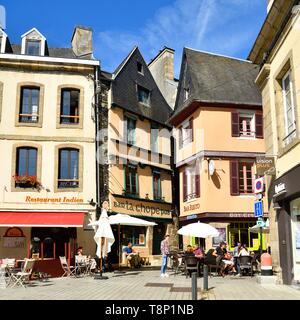 Frankreich, Finistere, Morlaix, Place de Viarmes Stockfoto