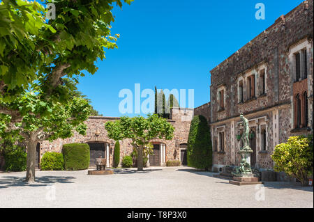 Chateau de la Napoule, Mandelieu-la-Napoule, Var, Provence-Alpes-Cote d'Azur, Frankreich, Europa Stockfoto