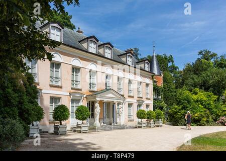 Frankreich, Hauts de Seine, Chatenay Malabry, Parc de la Vallee Aux Loups, Haus der Chateaubriand Stockfoto