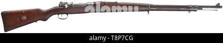 SERVICE WAFFEN, BRASILIEN, Gewehr Modell 1908, DWM, Kaliber 7x57, Nummer 4442, Additional-Rights - Clearance-Info - Not-Available Stockfoto