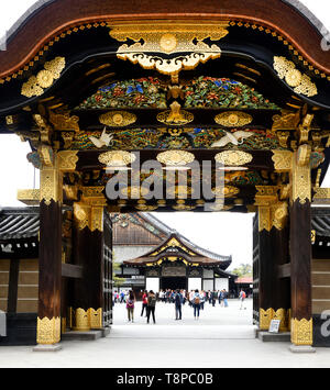 Nijo Burg Kyoto Japan Stockfoto