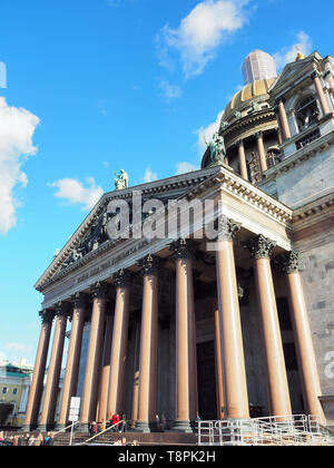 St. Isaak orthodoxe Kathedrale, St. Petersburg, Russland Stockfoto