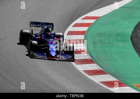 Barcelona, Spanien. 14 Mai, 2019. DANIIL KVYAT der Scuderia Toro Rosso Honda in der Formel 1 in der Saison, die an den Circuit de Barcelona-Catalunya in Barcelona, Spanien. Credit: James Gasperotti/ZUMA Draht/Alamy leben Nachrichten Stockfoto