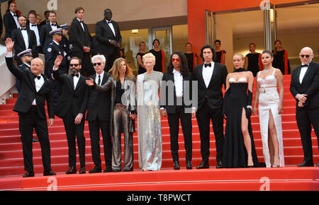 Cannes, Frankreich. 14 Mai, 2019. CANNES, Frankreich. Mai 14, 2019: Bill Murray, Gast, Jim Jarmusch, Sara Driver, Tilda Swinton, Luka Sabbat, Adam Treiber, Selena Gomez, Chloe Sevigny & Gäste der Gala Premiere für "die Toten sterben Nicht" am Festival de Cannes. Foto: Paul Smith/Alamy leben Nachrichten Stockfoto