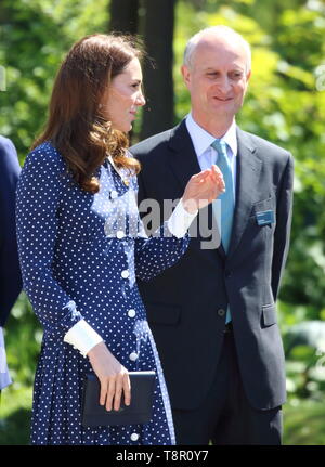 Bletchley, Buckinghamshire, Großbritannien. 14 Mai, 2019. Kate Middleton, Herzogin von Cambridge gesehen am D-Day Ausstellung in Bletchley Park, England. Credit: Keith Mayhew/SOPA Images/ZUMA Draht/Alamy leben Nachrichten Stockfoto