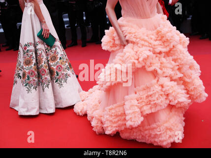 Cannes, Frankreich. 14 Mai, 2019. Gäste sind auf dem roten Teppich für die eröffnungsgala während der 72Nd Cannes Film Festival im Palais des Festivals in Cannes, Frankreich, am 14. Mai 2019 gesehen. Die 72. Filmfestspielen von Cannes wird hier vom 14. bis 25 Mai statt. Credit: Gao Jing/Xinhua/Alamy leben Nachrichten Stockfoto